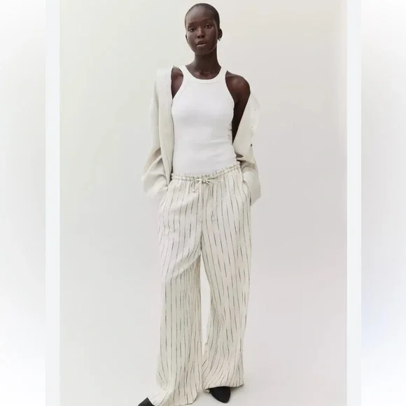 H&M Linen Pants - Picture 1 of 4
